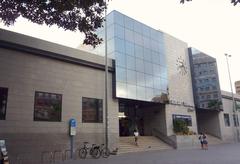 Exterior view of Estación de Alicante Terminal 1 railway station building in Alicante