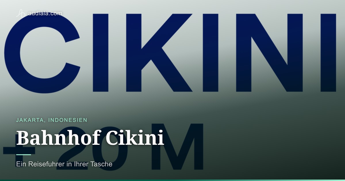 Photo of Cikini Railway Station