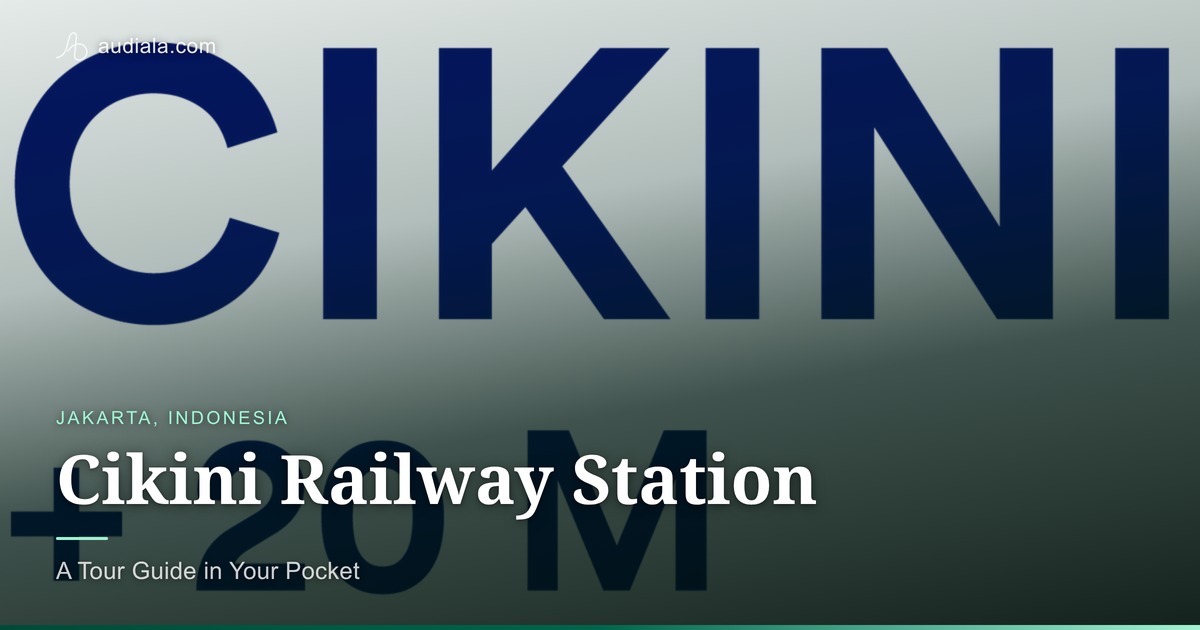 Photo of Cikini Railway Station
