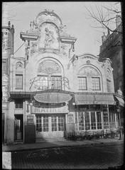 Facade of Elysée-Montmartre cabaret in Paris in early 1900s