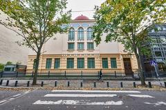 Helsinki Synagogue building exterior with blue sky