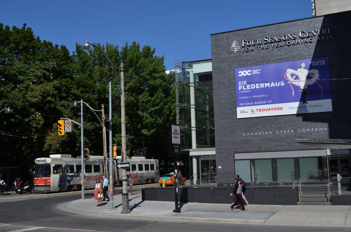 Four Seasons Centre for the Performing Arts building in Toronto