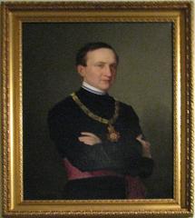 Anton Kržan portrait, rector of Zagreb University
