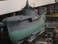 Mališan submarine originally Italian CB 20 displayed in Zagreb museum