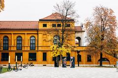 Side wing of Lenbachpalais in Munich