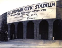 Multnomah Stadium in Portland Oregon 1940s