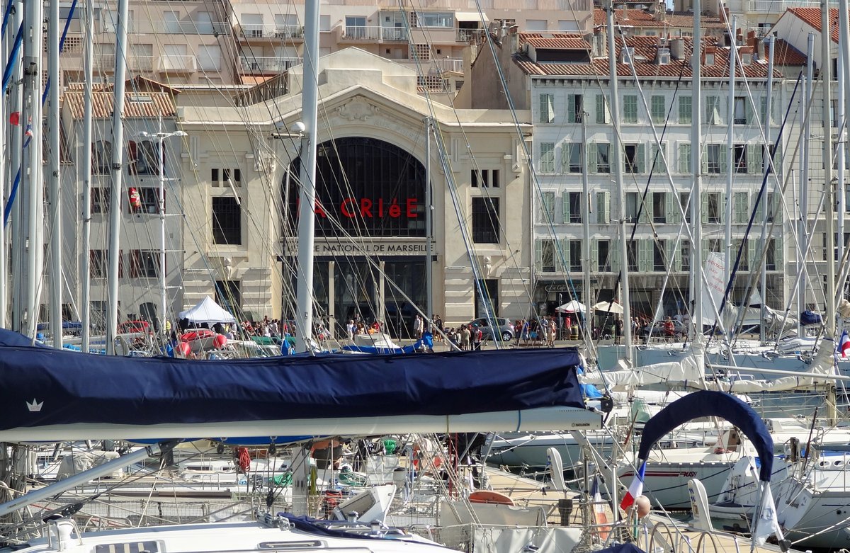 La Criée theatre at the Old Harbour of Marseille, France