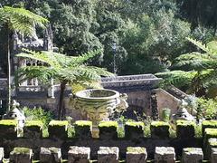 Garden of Quinta da Regaleira in Sintra, Portugal