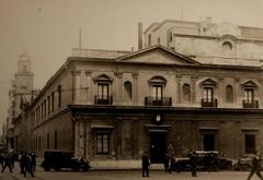 Historic Jesuit Procurator's Building in Buenos Aires, original facade before Diagonal Sur opening