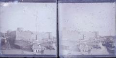 Stereoscopic view of the Brest castle