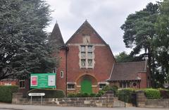 Listed building Friends Meeting House on Linden Road Bournville