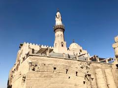 Luxor Temple with Abu Haggag Mosque built on ancient ruins in Luxor, Egypt