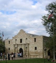 The historic Alamo Mission in San Antonio with clear sky