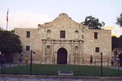 Alamo Mission in San Antonio Texas historic landmark exterior view