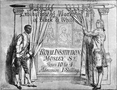 Charles Green art exhibition poster featuring decorative typography and illustration