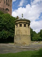 The Huskisson Monument in St James's Gardens, Liverpool