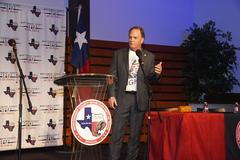 Steve Toth and Ken Paxton at a political event in The Woodlands Texas January 2025