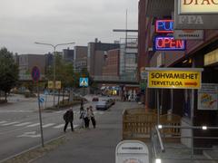 Exterior view of Itis shopping mall in Helsinki, Finland from the west