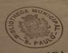Seal of the Municipal Library of São Paulo in 1955