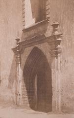 Historical photograph of Vilnia Piaski Franciscan Monastery Church in 1912