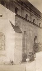 Franciscan Church and Monastery of the Assumption of the Blessed Virgin Mary in Vilnius Piaski, historical black and white photo