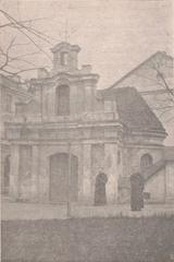 Historic Suzin Chapel of the Church of the Assumption of the Blessed Virgin Mary and Franciscan Monastery on Franciskanska Street in Vilnia, Piaski