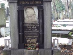 Grave of composer Antonín Janda at Olšany Cemetery in Prague