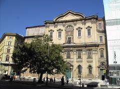Piazza della Chiesa Nuova in Rome showing Oratorio dei Filippini and Santa Maria in Vallicella church