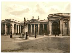 Historic Bank of Ireland building in Dublin, Ireland