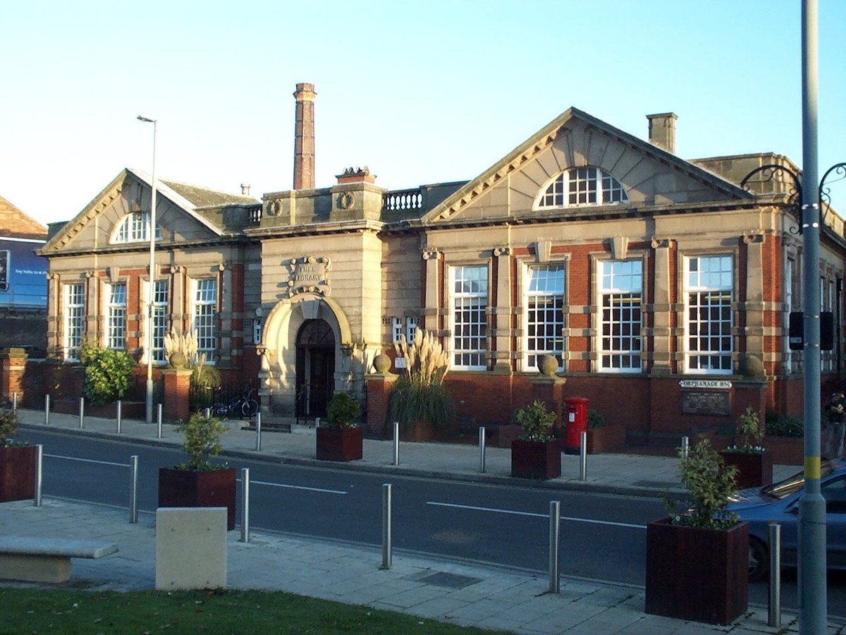 Erdington Library building exterior in Birmingham UK