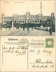 Maximilianeum building in Munich in 1907