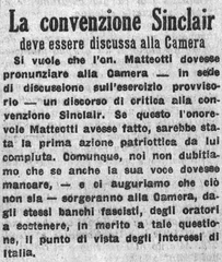 Historical newspaper front page announcing the disappearance of Giacomo Matteotti on June 13, 1924