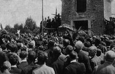 Funeral procession of Giacomo Matteotti in Fratta Polesine