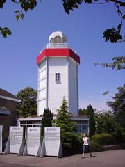 Lighthouse in Boudewijnpark near Brugge Belgium