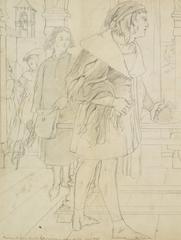 Study for the Painting Dante's Daughter by William Bell Scott