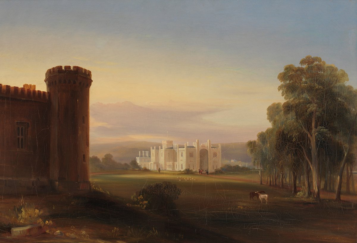 Government House Sydney New South Wales 1841 painting by Conrad Martens