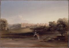 Government House Stables oil painting 1842 by Conrad Martens