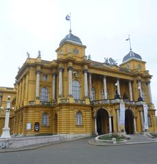 Croatian National Theatre building in Zagreb