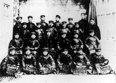 First batch of 21 Javanese overseas students arriving in Nanjing in February 1907
