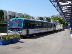Autorail X306 train of Chemins de fer de Provence at Nice terminus in Alpes-Maritimes, France