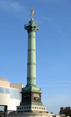 The July Column on the Place de la Bastille in Paris