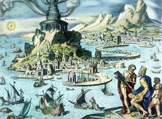 Photo of the Pharos of Alexandria Lighthouse in Egypt