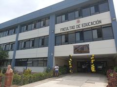 Faculty of Education building exterior with clear blue sky