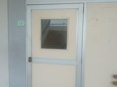 Classroom on the second floor of the Mechanical Fluid Engineering School at National University of San Marcos