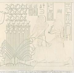 King Ay and his wife Tey depicted in Ay's tomb WV23 in the Valley of the Kings