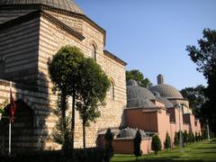 Exterior view of the Turkish bath (hamam) built by Haseki Hürrem Sultan in Istanbul near Hagia Sophia