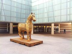 Cavall de Troia statue at l'Auditori de Barcelona