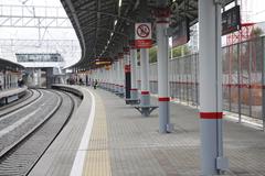 Exterior of Andronovka MCC station with modern architectural design