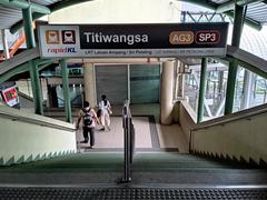 Entrance E of Titiwangsa LRT station in Kuala Lumpur