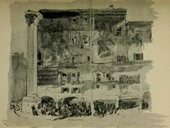 Page from 1894 travel book titled L'Italie d'hier by Goncourt